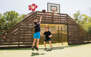 Basket Foot Tennis Camping Les Verguettes