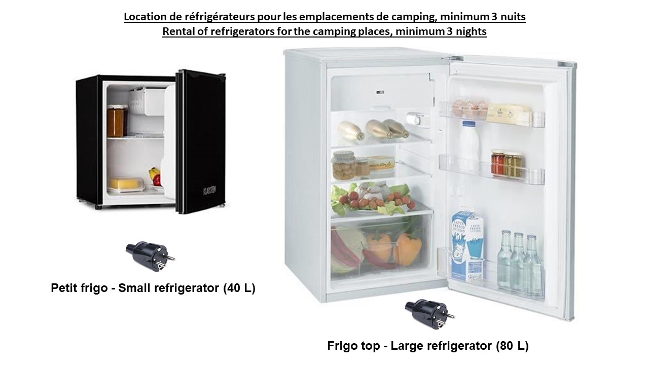 Location frigo camping verguettes