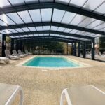 Piscine chauffée couverte