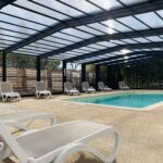 Piscine chauffée couverte