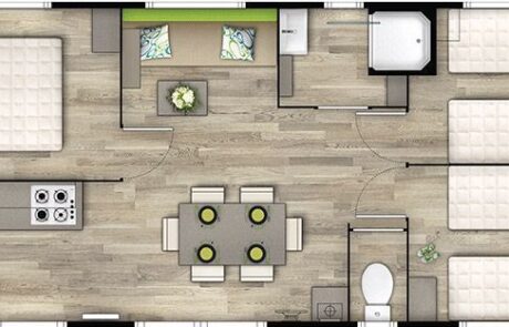 Mobil-home Bahia – Plan Mobil-home Bahia - Plan